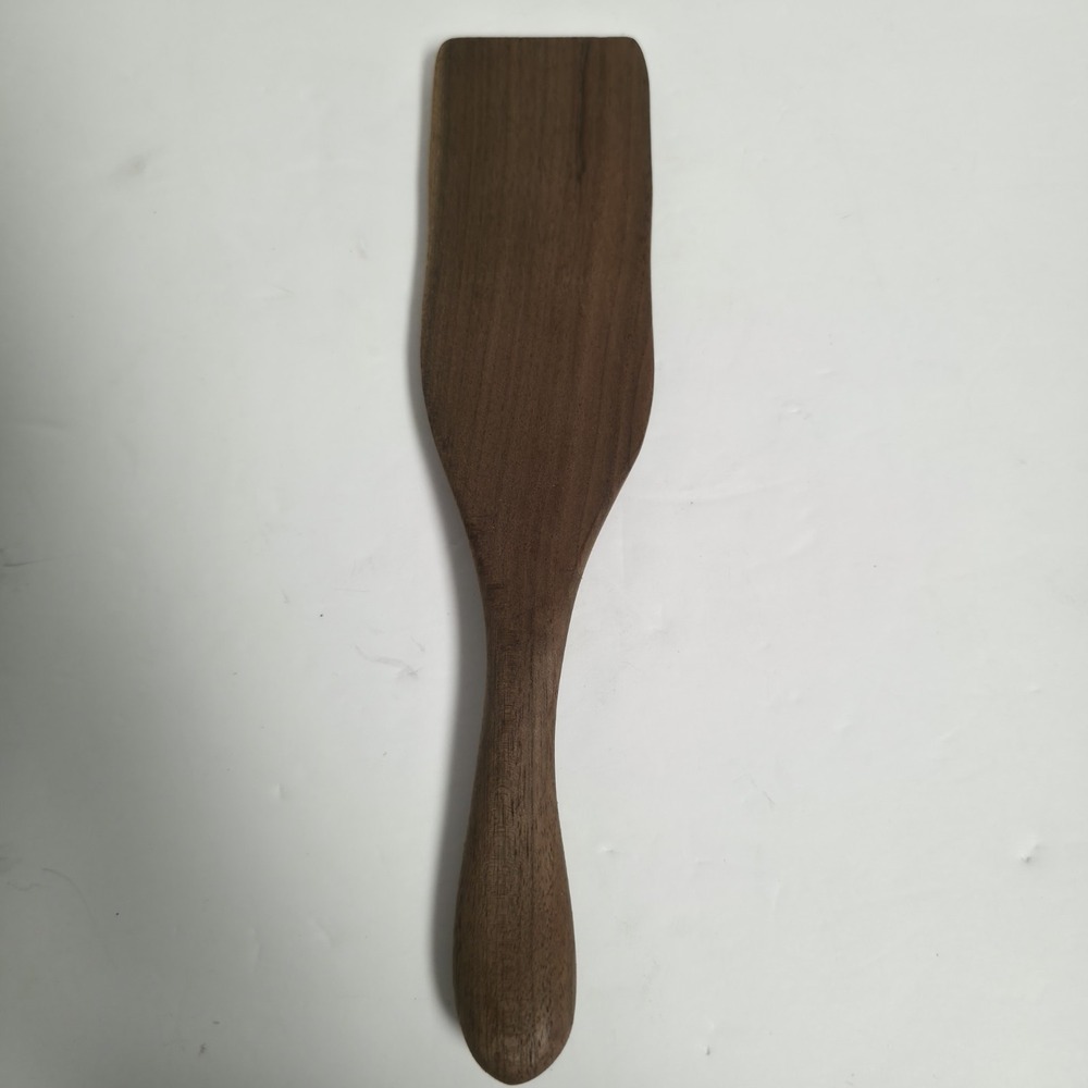 Handmade Wooden Spurtle Scraper Spatula Kitchen Utensil Hardwood Walnut